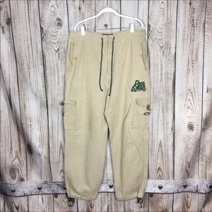 💚2/$19💚VTG Rocawear Khaki Cargo Carpenter Pants